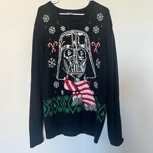 Disney Star Wars Darth Vader Christmas Sweater | Size XXL